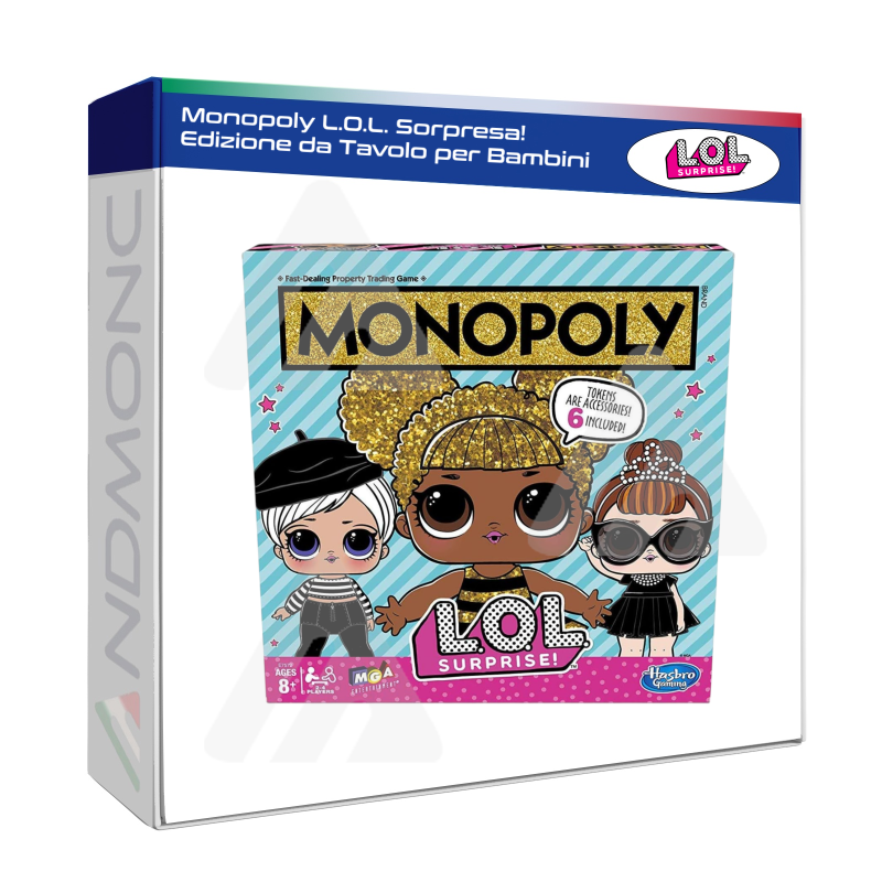 Monopoly L.O.L. Sorpresa! Edizione da Tavolo per Bambini