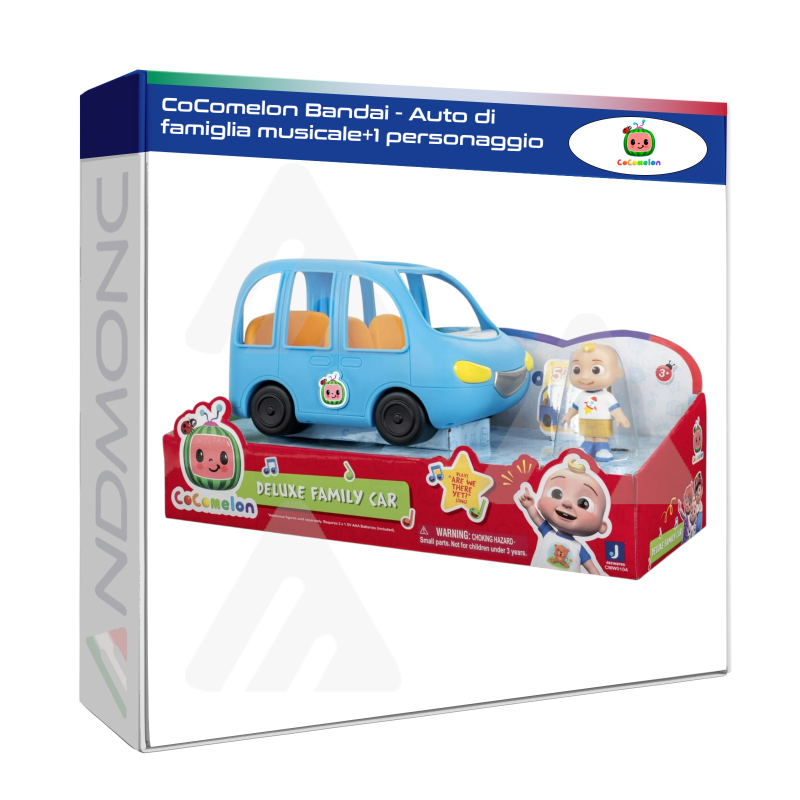 CoComelon Bandai - Auto di famiglia musicale+1 personaggio