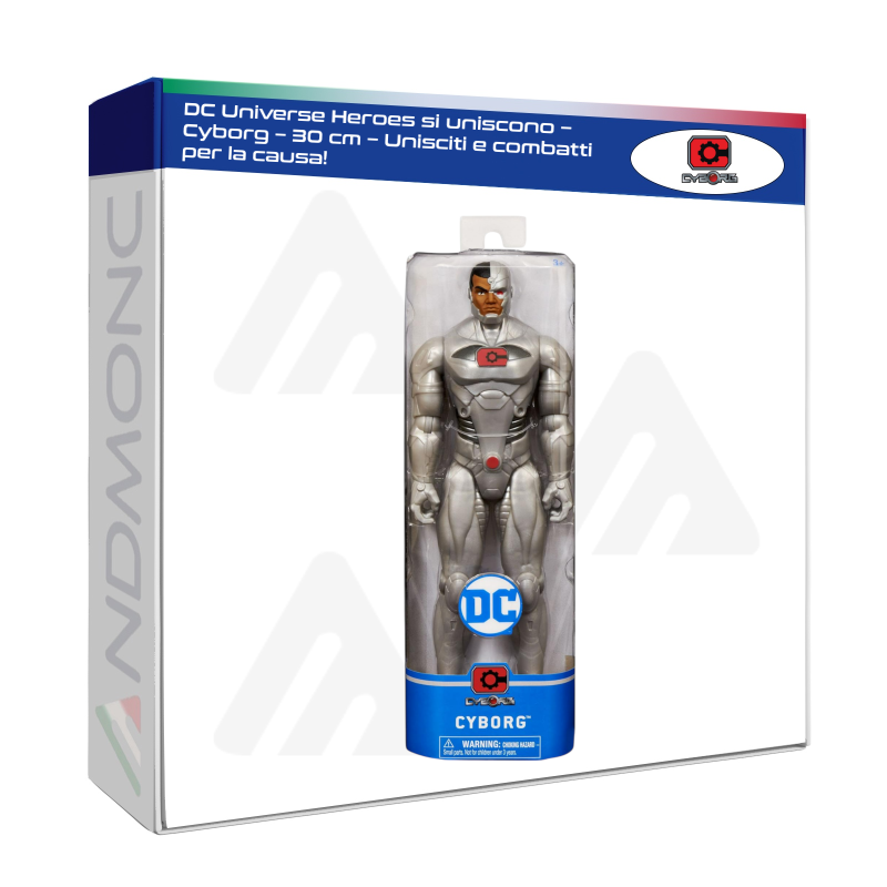 DC Universe Heroes si uniscono – Cyborg – 30 cm – Unisciti e combatti per la causa!