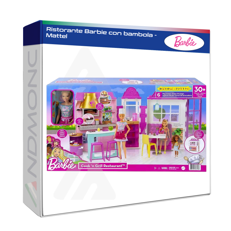 Ristorante Barbie con bambola - Mattel