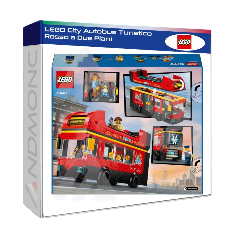 LEGO City Autobus Turistico Rosso a Due Piani