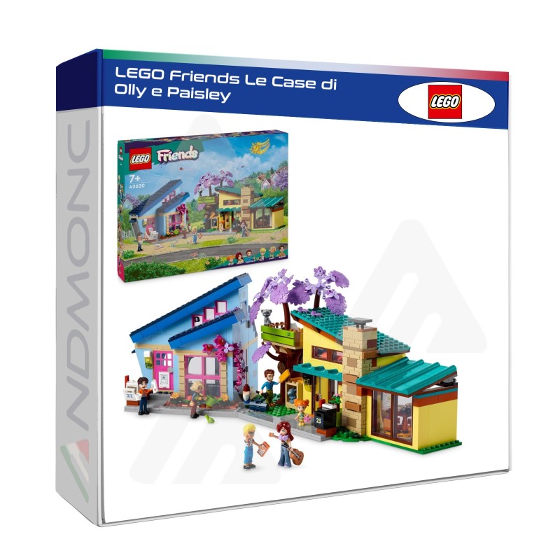 LEGO Friends Le Case di Olly e Paisley