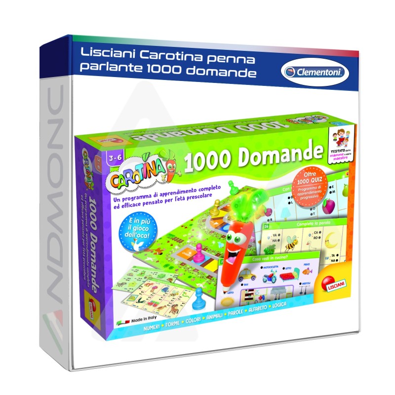 Gioco - Carotina Penna Parlante 1000 domande ,bambini