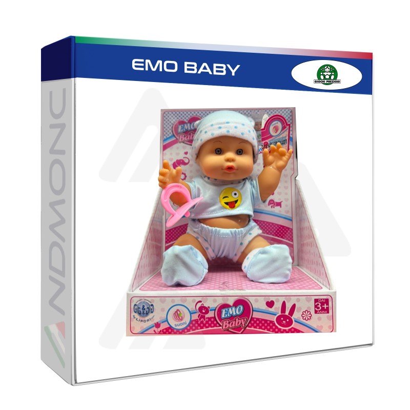 Bambolotto Emo baby con suoni 3+ anni