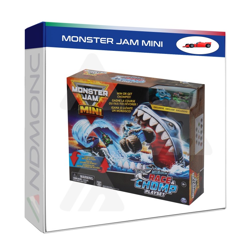 MONSTER JAM MINI, giocattolo pista con macchine