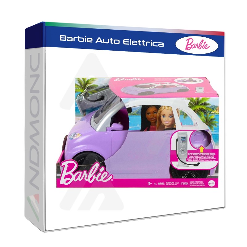 Barbie Auto Elettrica, giocattolo 3+ anni