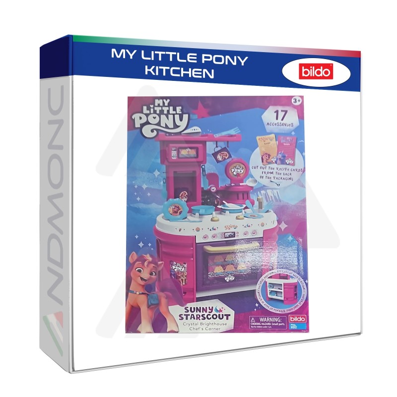 My Little Pony - Cucina giocattolo con oltre 20 Accessori, 3+ anni