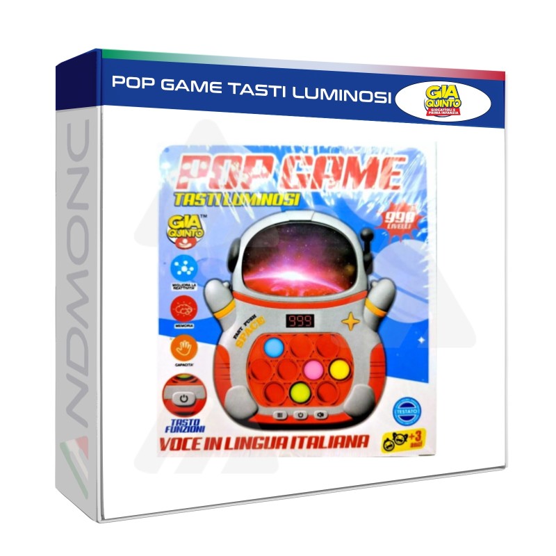 Giocattolo educativo Pop Game con tasti luminosi