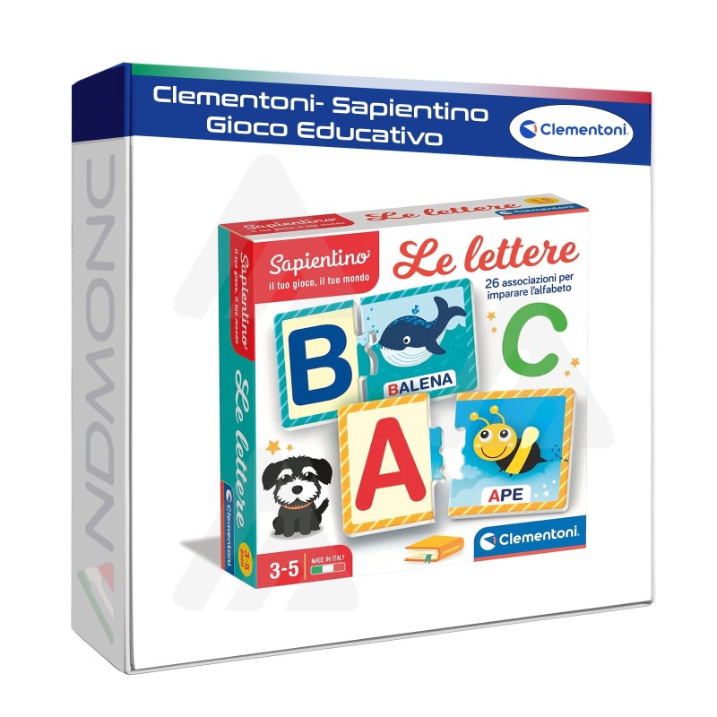 Clementoni - Sapientino Gioco Educativo - Le Lettere