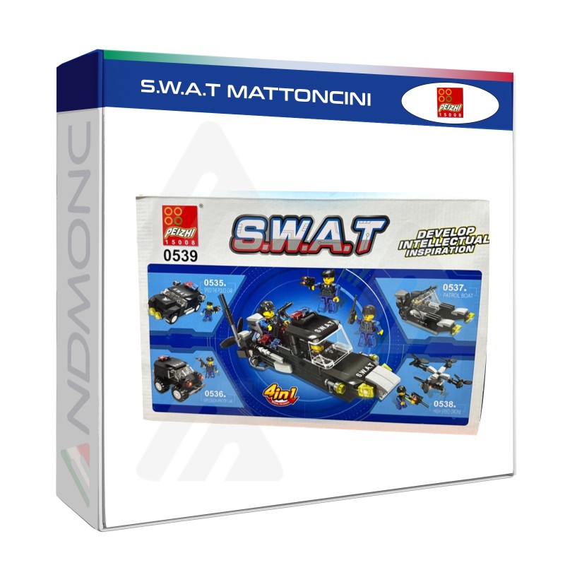 Giocattolo SWAT mattoncini, gioco di costruzione