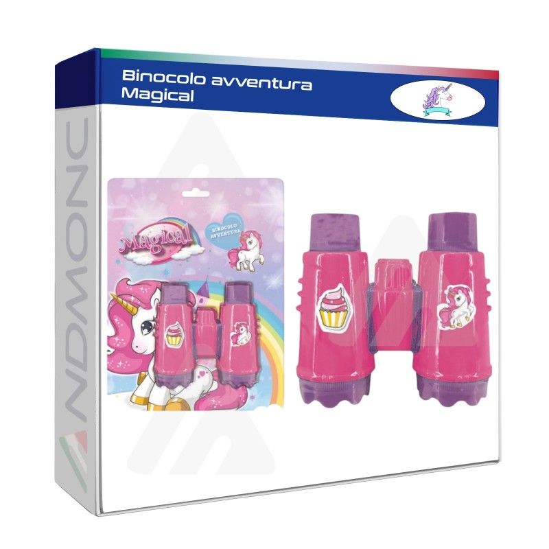 Binocolo - giocattolo bambini Magical Unicorno Rosa