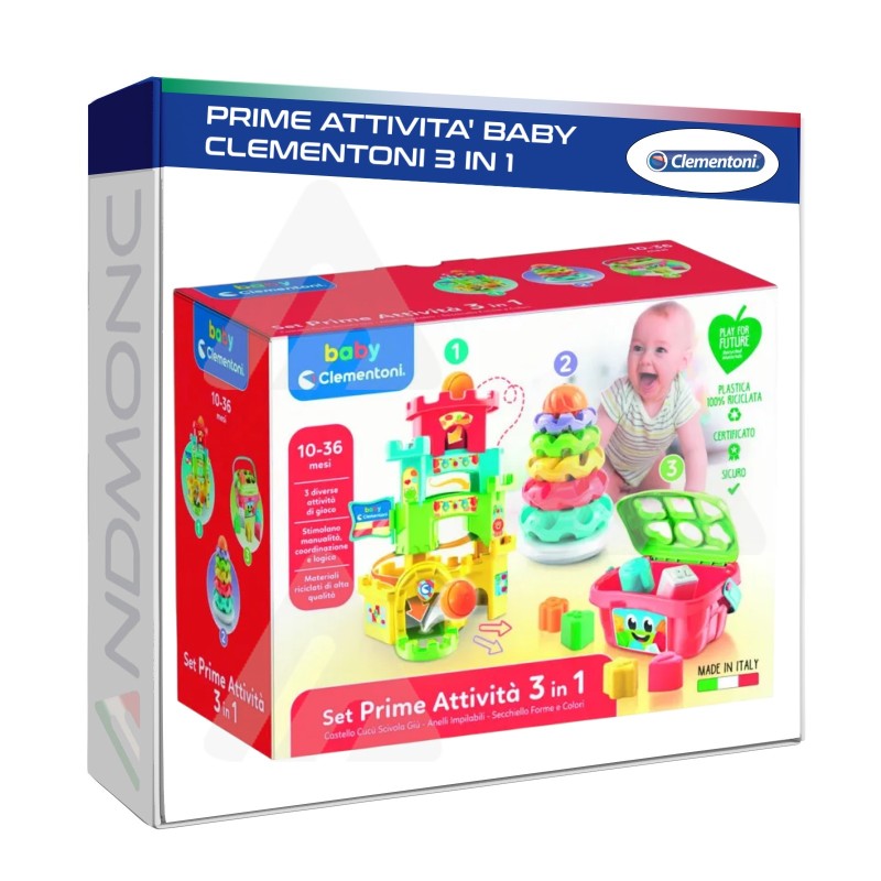 Giocattolo - Set prime attività 3in1 baby Clementoni