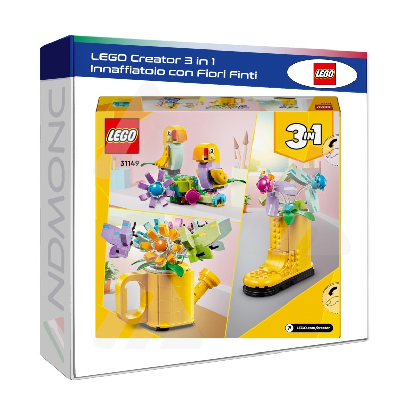 Lego - Creator 3in1 Innaffiatoio con Fiori Finti