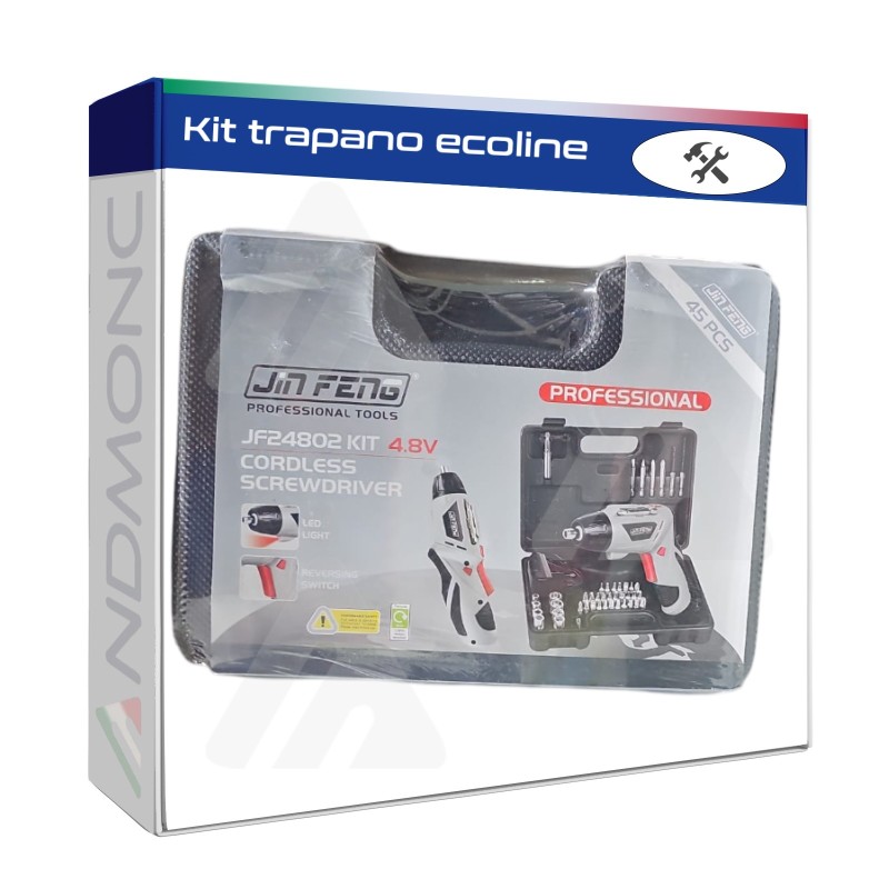 Kit Trapano ecoline con 45 accessori