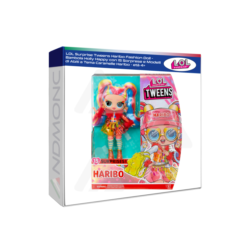 LOL Surprise Tweens Haribo Fashion Doll - Bambola Holly Happy con 15 Sorprese - età 4+