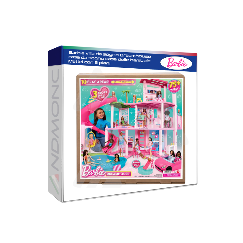 Barbie villa da sogno Dreamhouse casa da sogno casa delle bambole Mattel con 3 piani