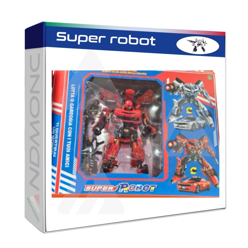 Super Robot giocattolo bambini rosso