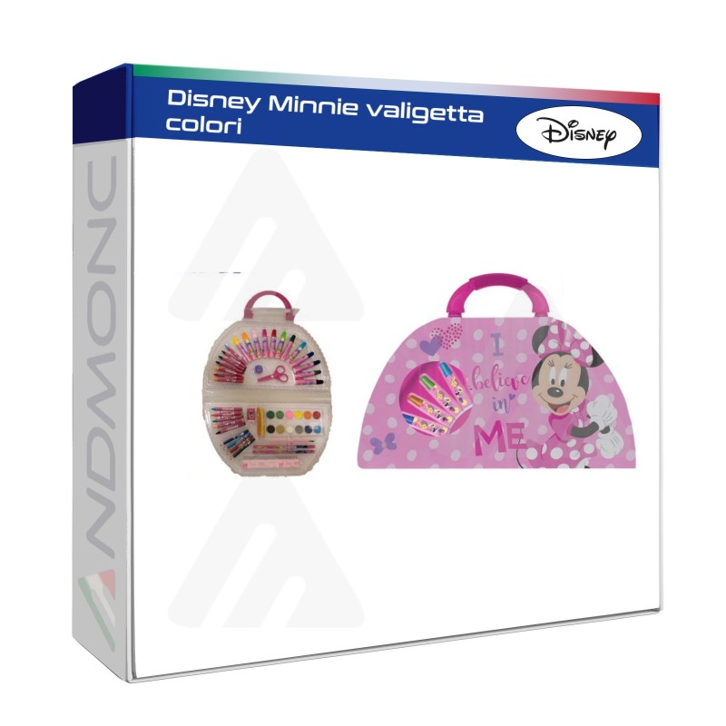 Disney Minnie Valigetta Colori 51 Pcs