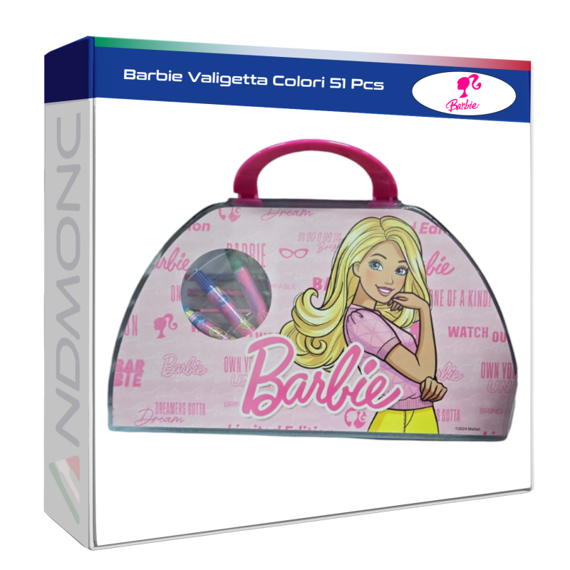 Barbie Valigetta Colori 51 Pcs