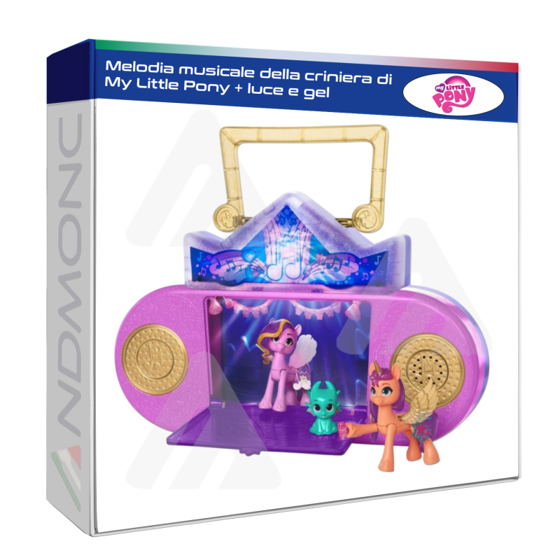 Melodia musicale della criniera di My Little Pony + luce e gel