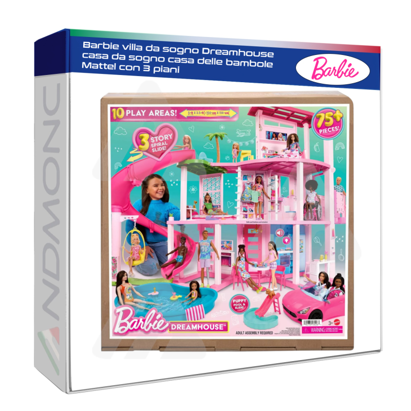 Barbie villa da sogno Dreamhouse casa da sogno casa delle bambole Mattel con 3 piani