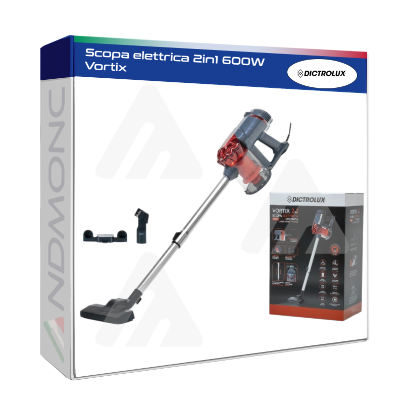 Scopa elettrica 2in1 600W Vortix Dictrolux