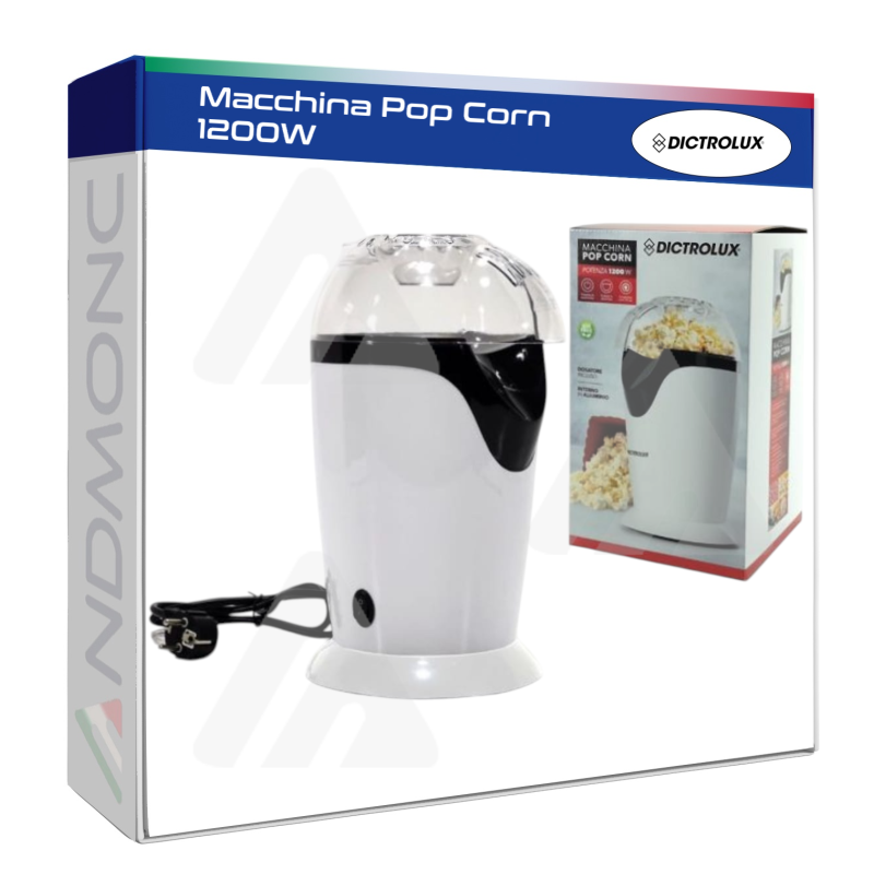 Macchina Pop Corn 1200W Dictrolux