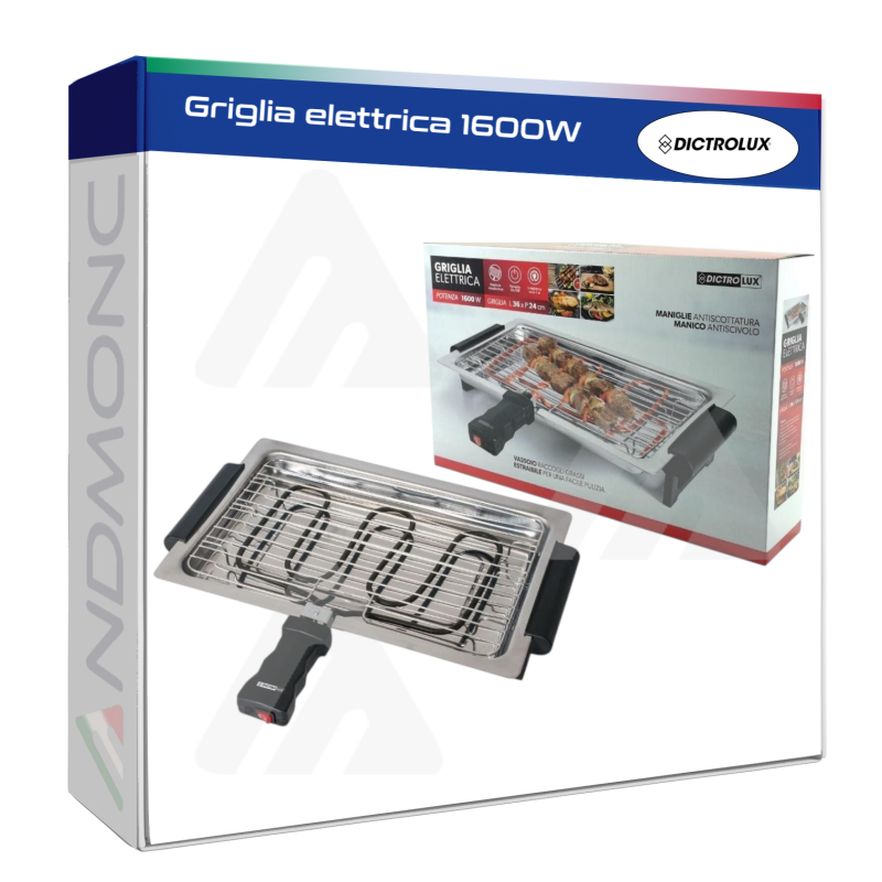 Griglia elettrica 1600W DICTROLUX