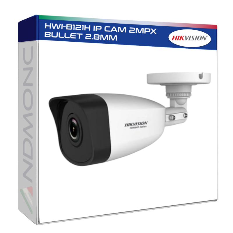 HWI-B121H - Telecamera IP Tubo 2Mpx, 2.8mm, IR30m - Hikvision Hiwatch