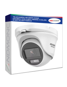 Telecamera HIKVISION dome Colorvu AHD 2 MPX visione a Colori DI NOTTE HWT-T229-M