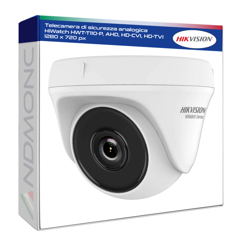 Telecamera di sicurezza analogica Hikvision HiWatch HWT-T110-P, AHD, HD-CVI, HD-TVI 1280 x 720 px