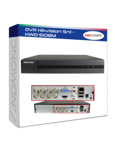 DVR Hikvision 5n1 - HWD-5108M