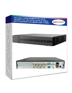 Hikvision HWD-6108MH-G4 serie Hiwatch dvr 2K hd 8 canali @ 4Mpx 5in1 TVI/AHD/CVI/CVBS/IP p2p h.265+