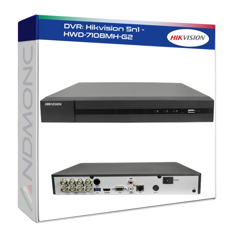 DVR: Hikvision 5n1 - HWD-7108MH-G2