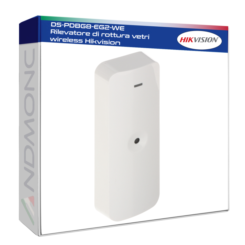 DS-PDBG8-EG2-WE Rilevatore di rottura vetri wireless Hikvision