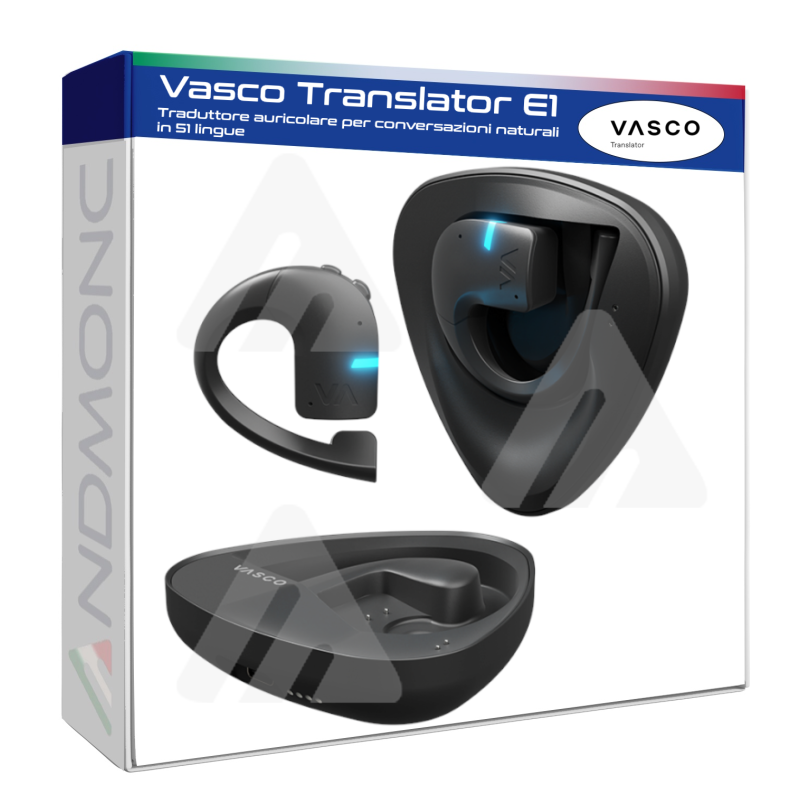 Vasco Translator E1, Traduttore auricolare per conversazioni naturali in 51 lingue