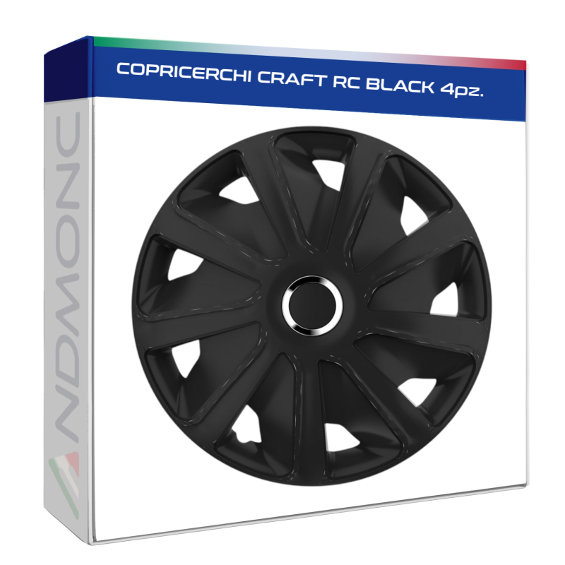 COPRICERCHI CRAFT RC BLACK 4pz.