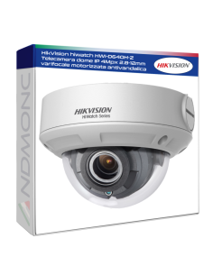 HikVision hiwatch HWI-D640H-Z Telecamera dome IP 4Mpx 2.8-12mm varifocale motorizzata antivandalica