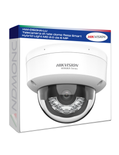 HikVision HWI-D160HA-LU Telecamera di rete dome fissa Smart Hybrid Light MD 2.0 da 6 MP