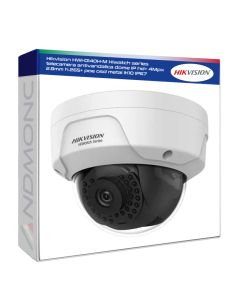 Hikvision HWI-D140H-M Hiwatch series telecamera antivandalica dome IP hd+ 4Mpx 2.8mm h.265+ poe osd metal IK10 IP67