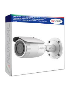 Hikvision HWI-B620H-Z Hiwatch series telecamera bullet IP hd 1080p 2Mpx motozoom 2.8~12mm h.265+ poe slot sd IP67