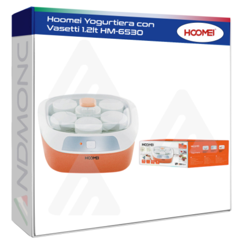 Hoomei Yogurtiera con Vasetti 1.2lt HM-6530