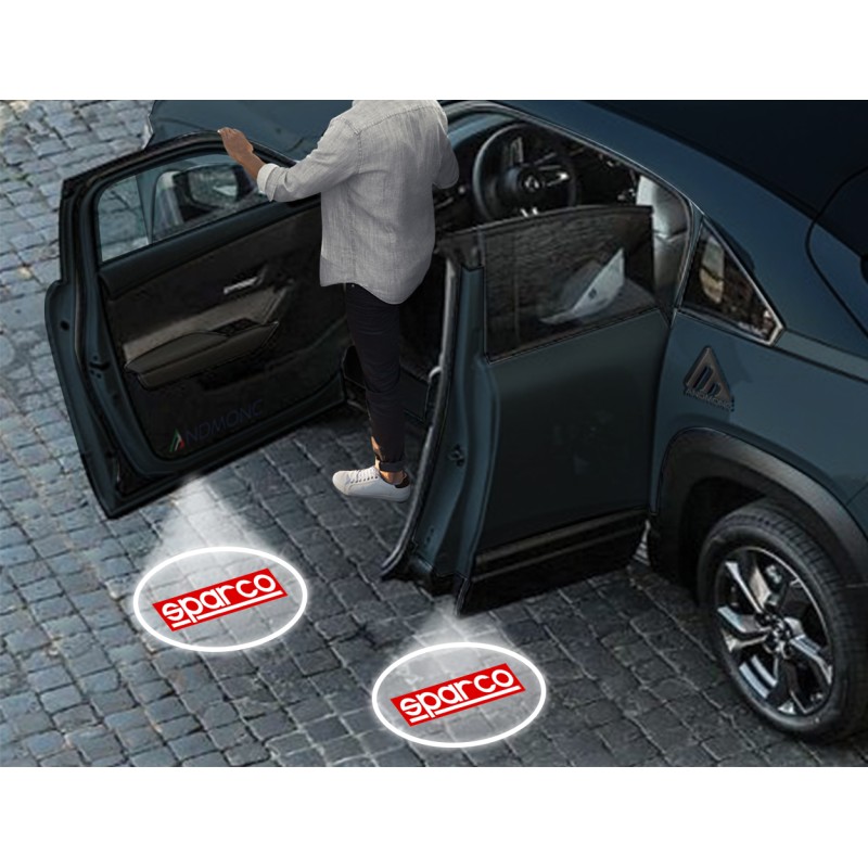 Luci sottoporta Sparco kit Carbonio