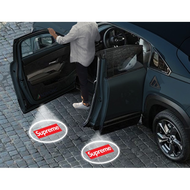 Luci sottoporta Supreme kit Carbonio