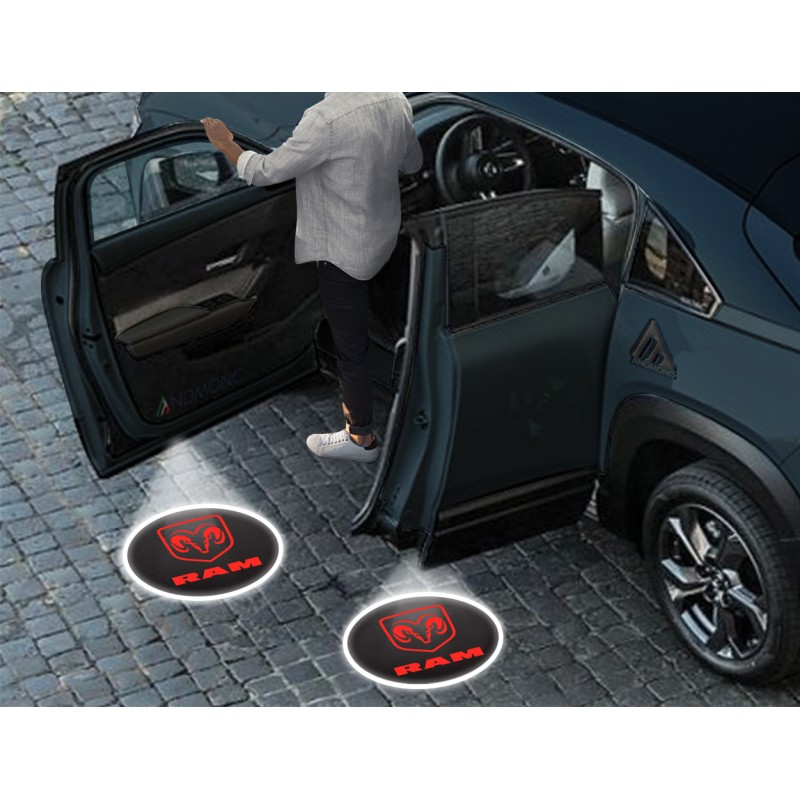 Luci sottoporta Dodge RAM kit Carbonio