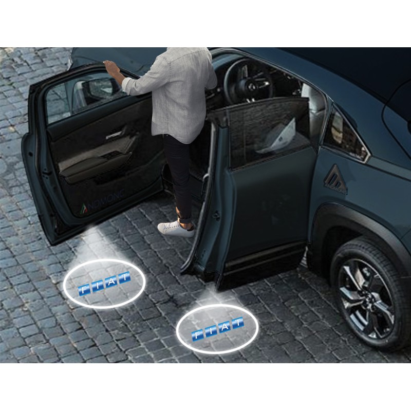 Luci sottoporta Fiat primo logo