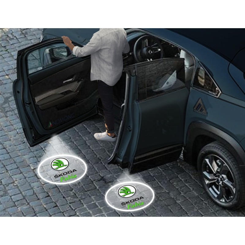 Luci sottoporta Skoda Fabia kit Carbonio
