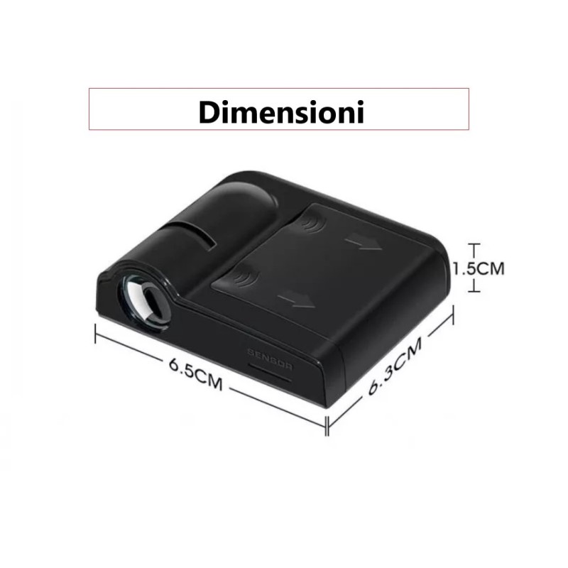 Luci antipozzanghera sottoporta led con logo Alfa romeo Stelvio