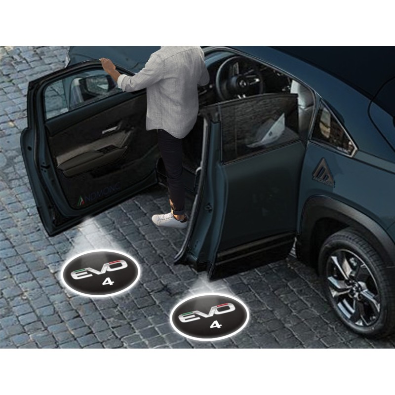 Luci sottoporta EVO 4 kit Carbonio
