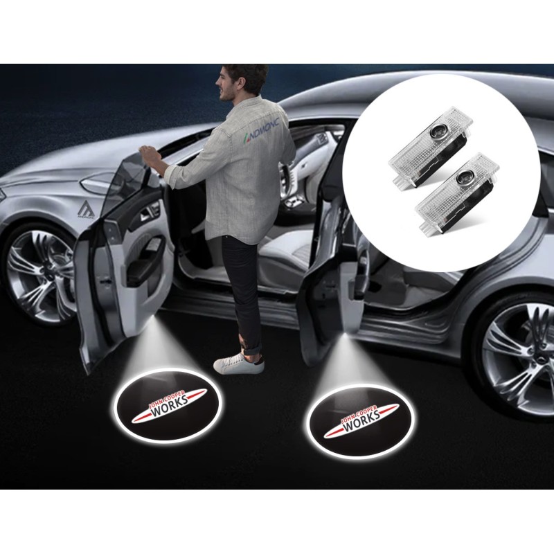 Luci sottoporta Mini Cooper JCW con filo